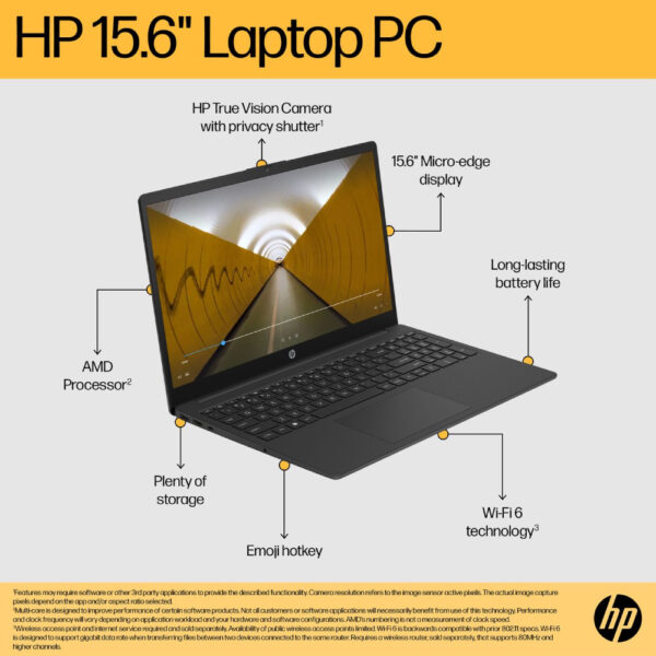 HP 15-fc0018na AMD Ryzen 3 - Image 4